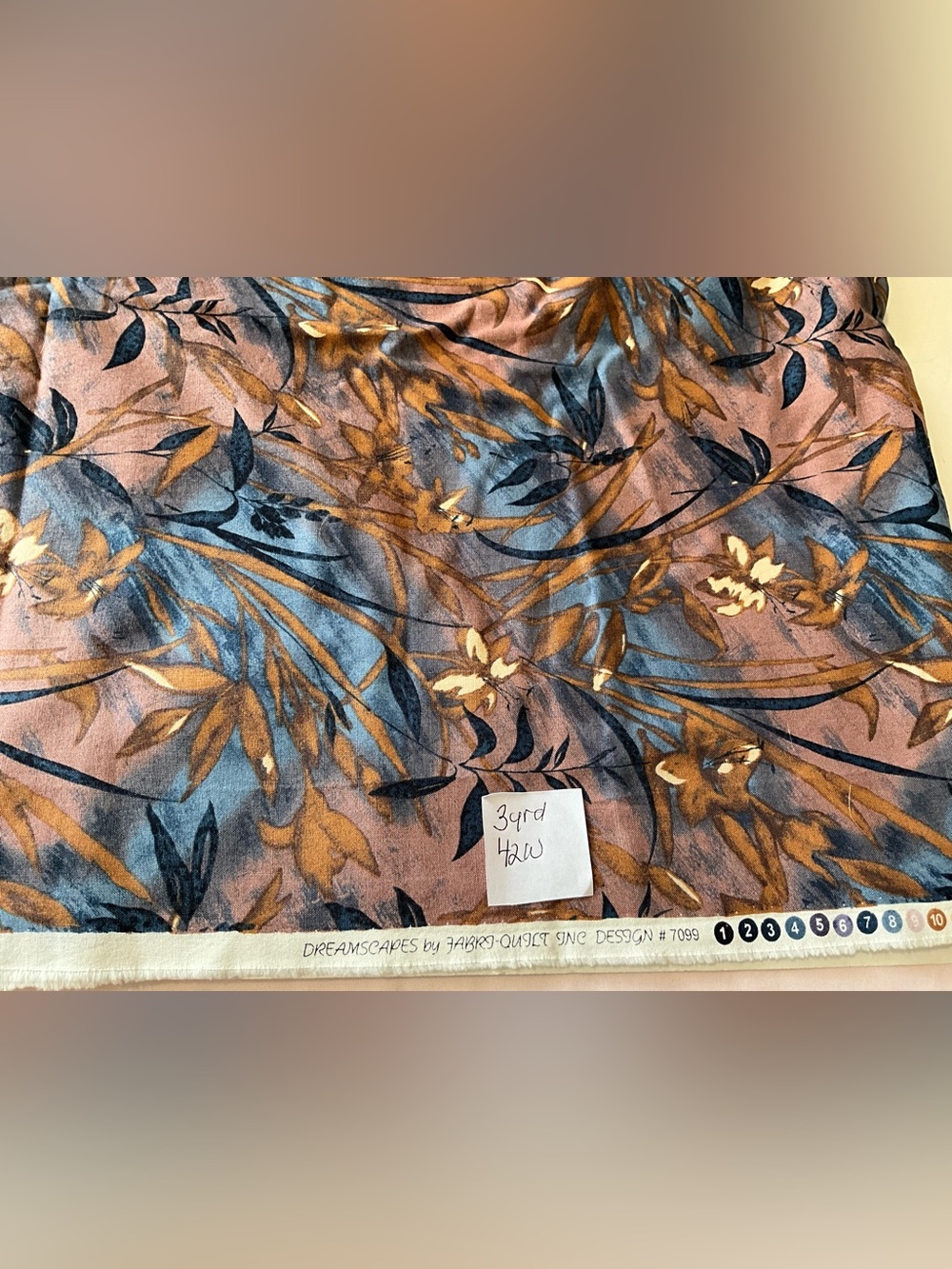 Quilting Sewing Fabric Dreamscapes By Fabric-Outlet #7099 Floral Cotton 3 Yards